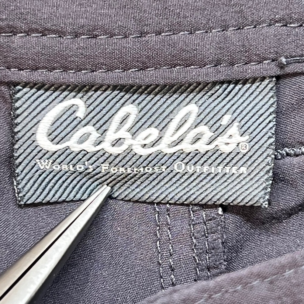 Cabelas Insect Defense Cargo Shorts Mens 38 Gray Hiking Fishing Outdoor 77 - Picture 3 of 8